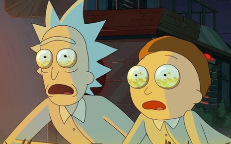 Rick e Morty na animação do Adult Swim