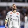 O jogador Neymar Jr em sua reestreia pelo Santos