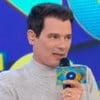 O apresentador Celso Portiolli durante o Passa ou Repasssa