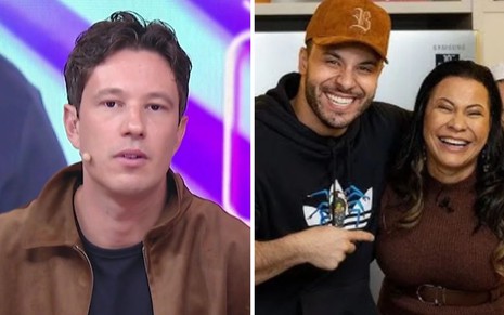 Gabriel Cartolano comenta a briga entre Murilo Huff e Ruth Moreira no Fofocalizando, do SBT
