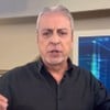 Clóvis Monteiro tem expressão séria nos bastidores do Tá na Hora