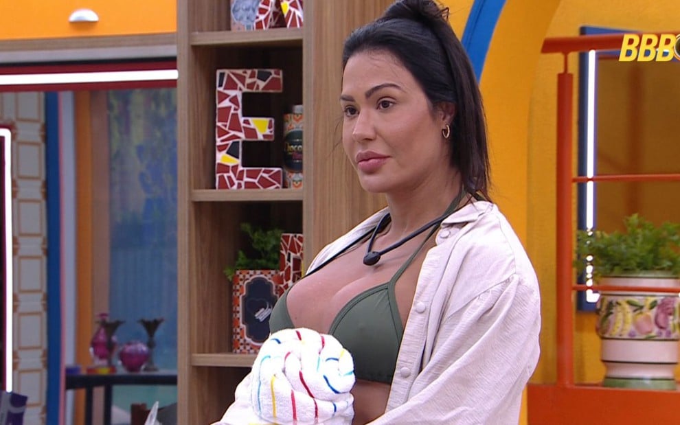 Foto mostra Gracyanne Barbosa no BBB 25