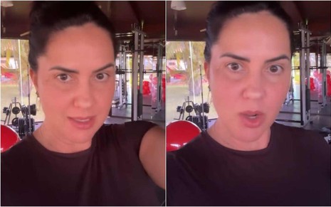 Montagem de fotos de Graciele Lacerda