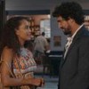 Raquel (Taís Araujo) e Ivan (Renato Góes) se olham frente a frente em cena da novela Vale Tudo