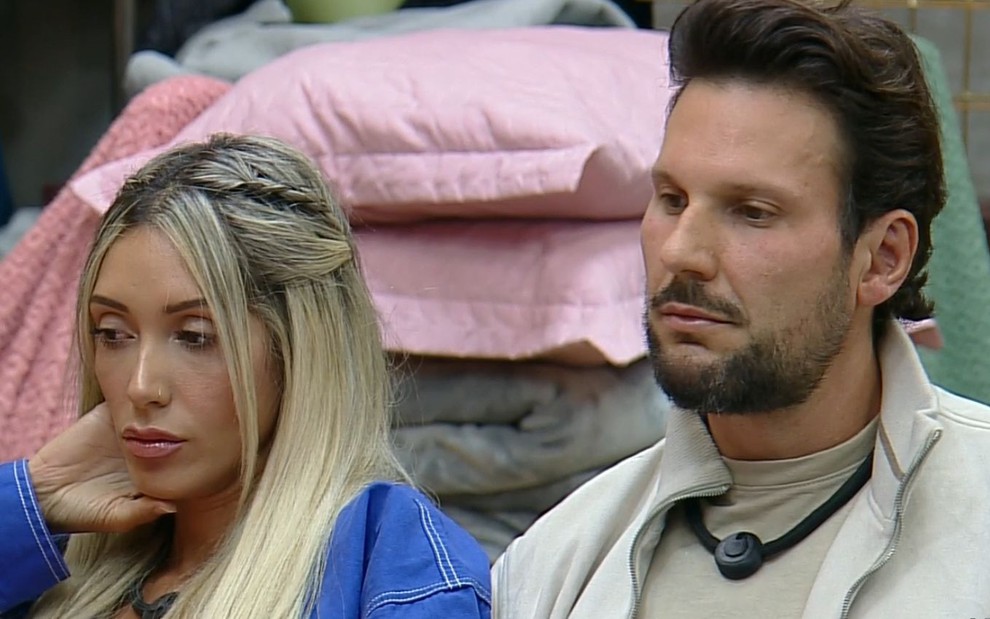 Foto mostra Talira e Rafael no Power Couple Brasil