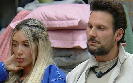 Foto mostra Talira e Rafael no Power Couple Brasil