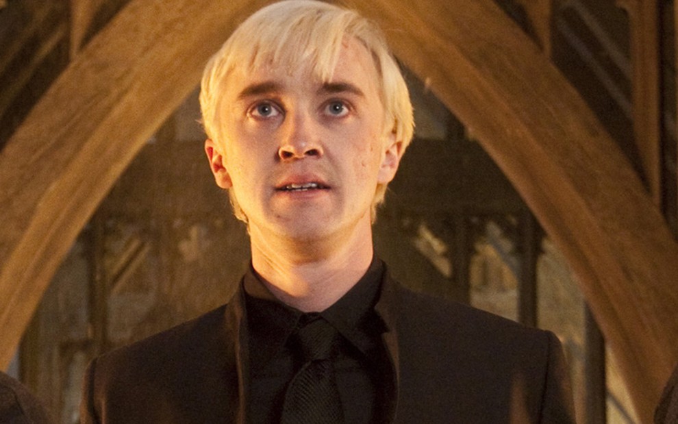 Tom Felton em cena de Harry Potter e as Relíquias da Morte - Parte 2