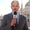 William Bonner entra no Jornal Hoje: âncora da Globo faz plantão ao vivo direto Vaticano - REPRODUÇÃO/TV GLOBO
