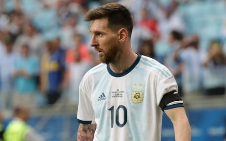 Após ser derrotada pelo Brasil, a Argentina de Lionel Messi decide o terceiro lugar contra o Chile - DIVULGAÇÃO/ARGENTINA