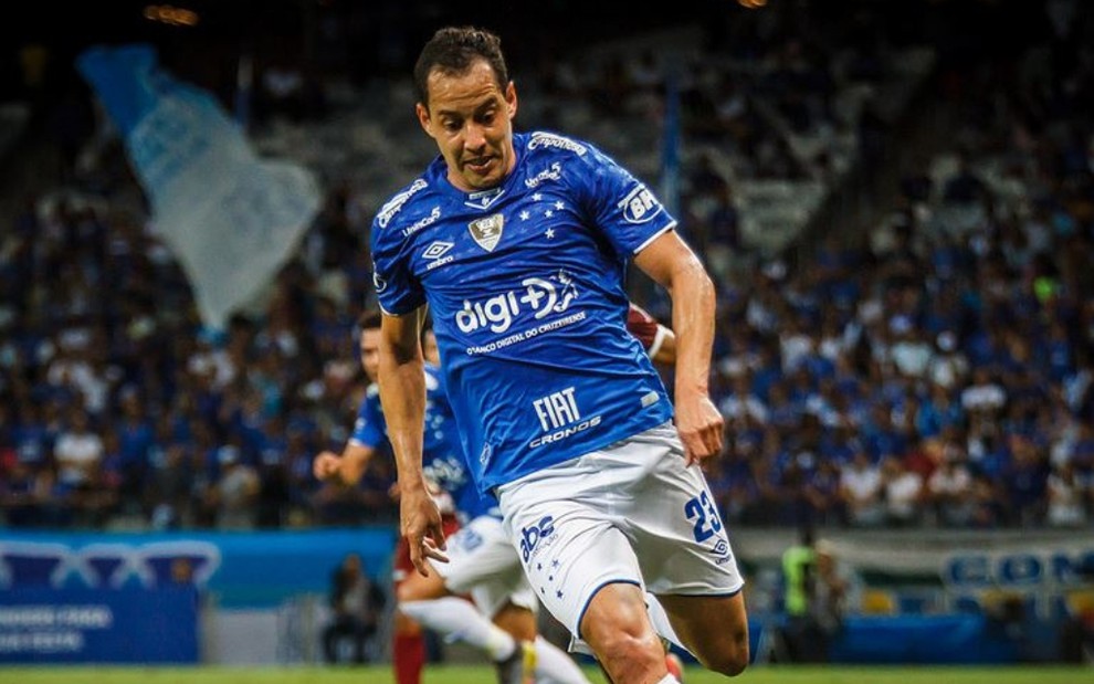O meia Rodriguinho é um dos destaques do Cruzeiro na temporada: equipe entra em campo na Libertadores nesta terça (23) - VINNICIUS SILVA/CRUZEIRO