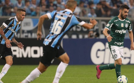 Após duelo no Brasileirão, Grêmio e Palmeiras voltam a se enfrentar nesta terça pela Libertadores, às 21h30 - DIVULGAÇÃO/PALMEIRAS
