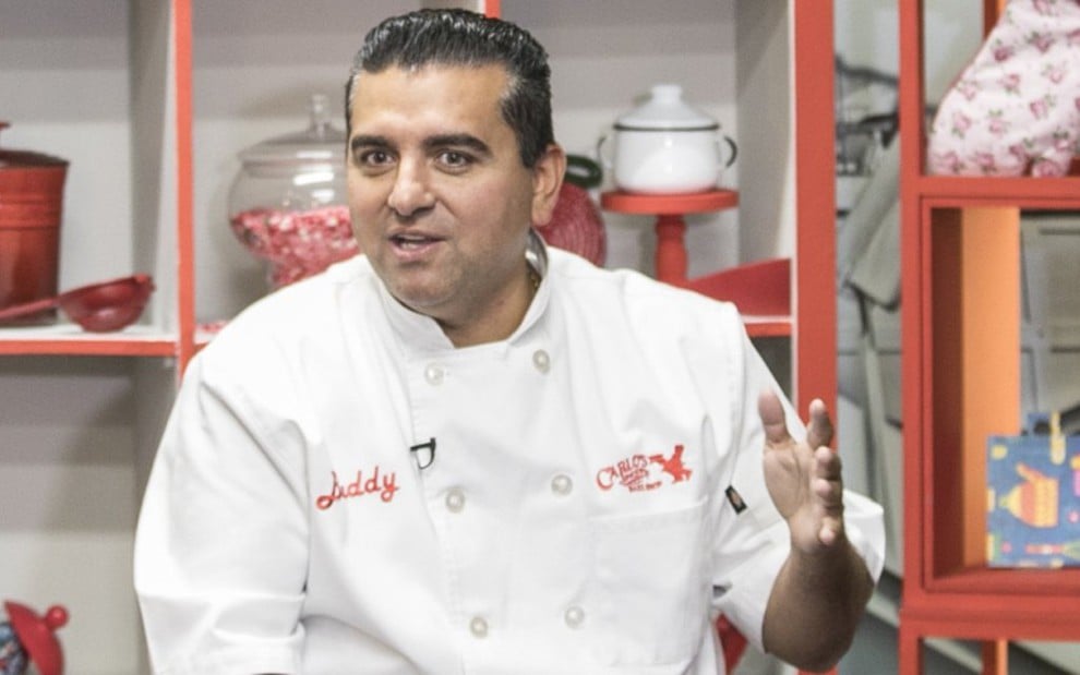 O chef Buddy Valastro, o Cake Boss, durante entrevista para divulgar Batalha dos Confeiteiros - Fotos: Edu Moraes/RecordTV