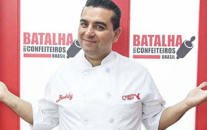 O cozinheiro norte-americano Buddy Valastro, apresentador do Batalha de Confeiteiros - Divulgação/RecordTV