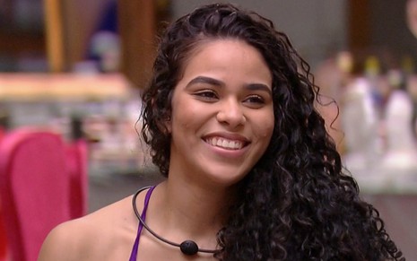 A piauiense Elana conquistou a liderança do Big Brother Brasil 19 pela terceira semana seguida - REPRODUÇÃO/TV GLOBO