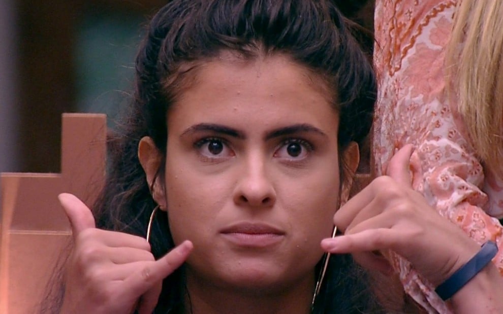 Hana Khalil recebeu 47,98% dos votos do público e foi a terceira eliminada do Big Brother Brasil 19 - REPRODUÇÃO/TV GLOBO