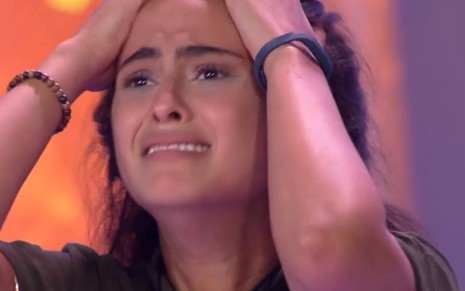 A sister Hana Khalil, eliminada ontem (5) no Big Brother Brasil: audiência digna de sábado - Reprodução/TV Globo