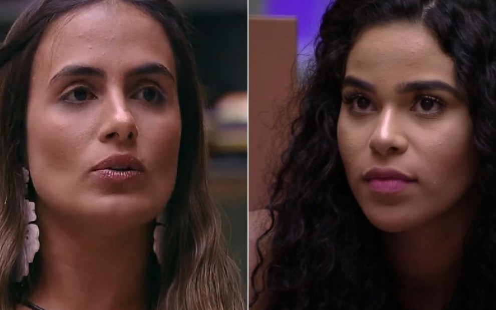 De acordo com enquete do Notícias da TV, Carol Peixinho e Elana são as mais ameaçadas no paredão triplo - REPRODUÇÃO/TV GLOBO