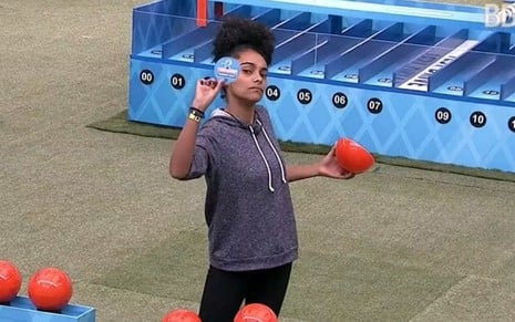 Gabriela durante a prova do anjo do Big Brother Brasil 19: sister ganhou um carro zero quilômetro - REPRODUÇÃO/TV GLOBO