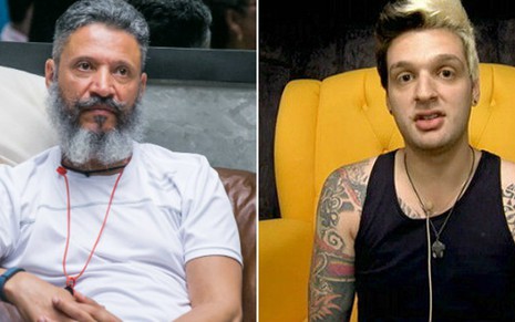 Laércio e Cássio: dois participantes que foram investigados após declarações polêmicas no Big Brother Brasil - Reprodução/TV Globo