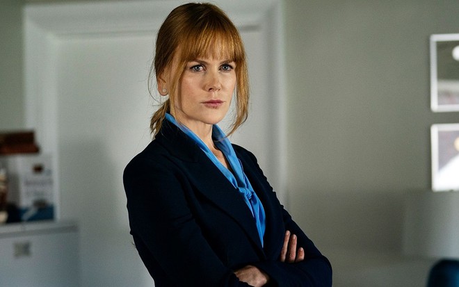 A atriz Nicole Kidman emburrada em cena da segunda temporada de Big Litlle Lies