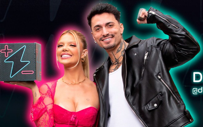 Giovanna Menezes e Diego Superbi estão no Power Couple Brasil 7 - REPRODUÇÃO/RECORD