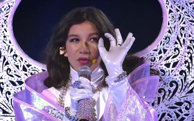 A cantora Priscilla Alcantara foi revelada como a Unicórnio na final do The Masked Singer - REPRODUÇÃO/TV GLOBO
