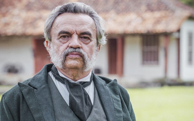José Dumont interpreta Eudoro em Nos Tempos do Imperador - PAULO BELOTE/TV GLOBO