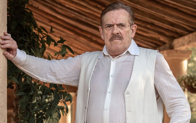 José de Abreu como o coronel Elói Bandeira na novela Guerreiros do Sol - DIVULGAÇÃO/TV GLOBO