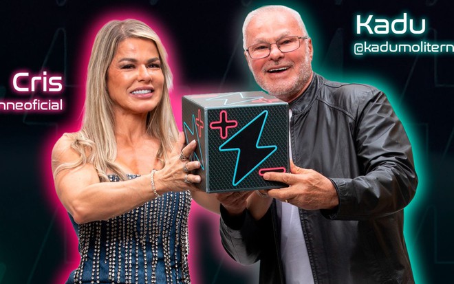 Cristianne e Kadu Moliterno estão no Power Couple Brasil 7 - REPRODUÇÃO/RECORD