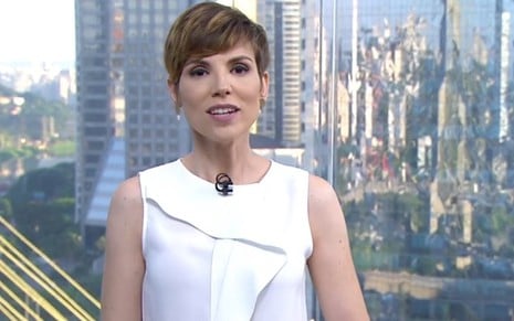 Glória Vanique no Bom Dia São Paulo de ontem (10): telejornal vai ficar mais longo a partir do dia 21 - Reprodução/TV Globo