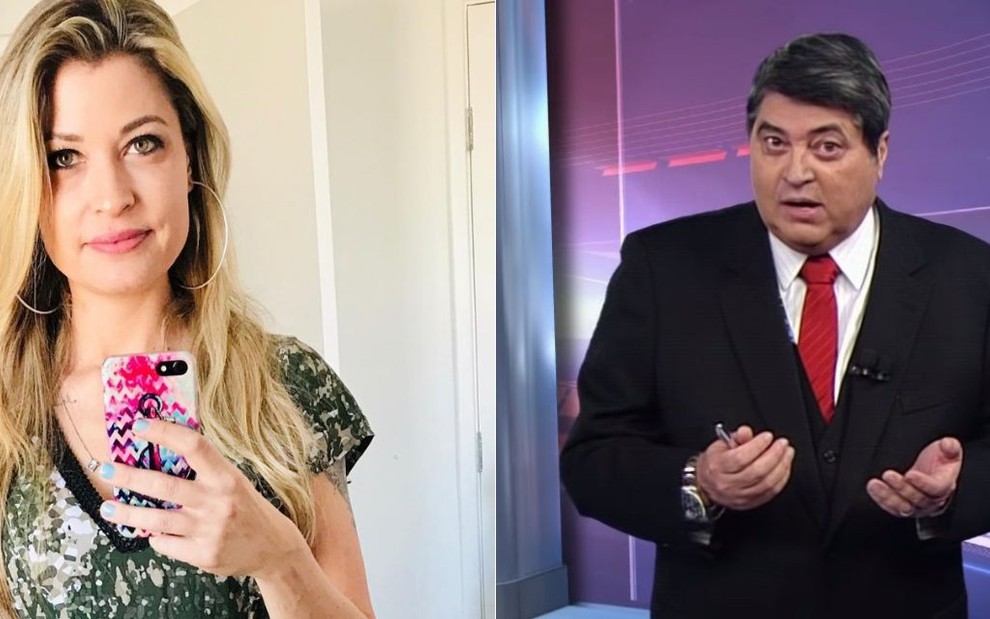 Bruna Drews e José Luiz Datena: repórter que acusou apresentador de assédio sexual recebe novo diagnóstico - REPRODUÇÃO/INSTAGRAM