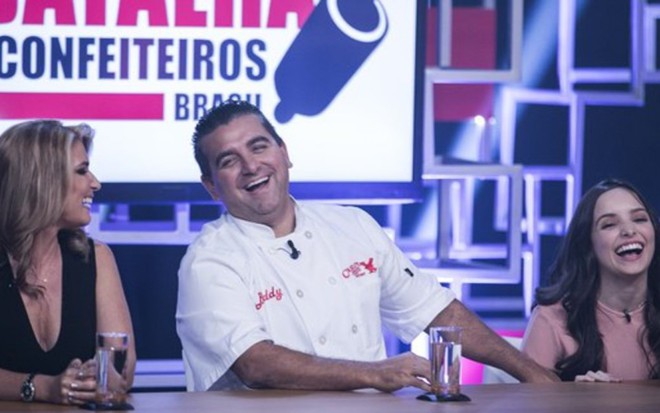 Buddy Valastro, o Cake Boss, no capítulo da última quarta (27) do Batalha dos Confeiteiros - EDU MORAES/RECORD