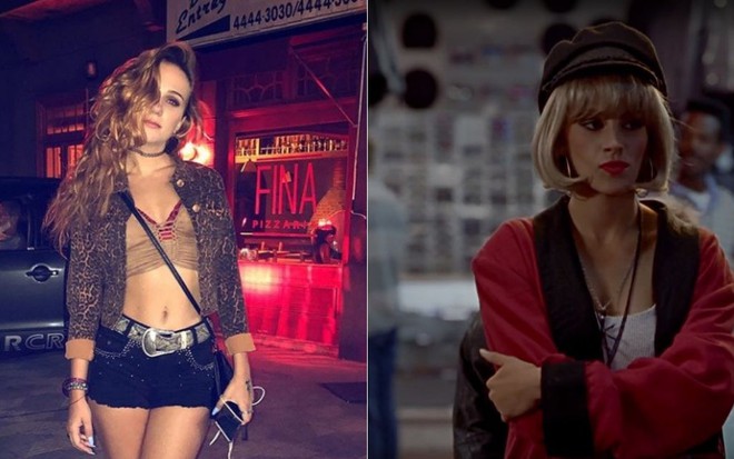 Carol Garcia como Sabrina em A Dona do Pedaço e Julia Roberts como Vivian, no clássico Uma Linda Mulher - REPRODUÇÃO/INSTAGRAM/YOUTUBE