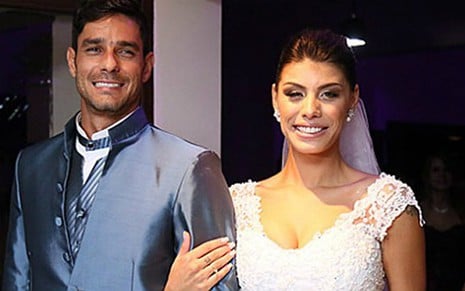 Diego Grossi e Franciele Almeida, que se conheceram no BBB 14 e se casaram em 2015 - Isabella Pinheiro/Gshow