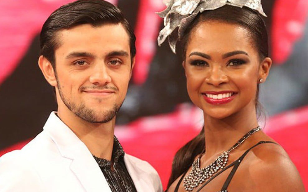 Felipe Simas e sua parceira Carol Agnelo, os campeões da Dança dos Famosos 2016 - Divulgação/Globo