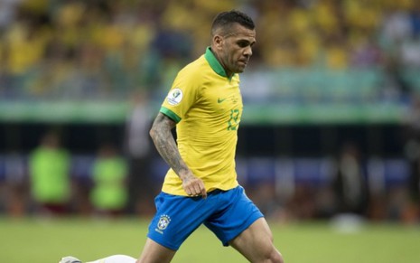 Capitão da Seleção Brasileira, Daniel Alves é um dos destaques da equipe de Tite na Copa América 2019 - LUCAS FIGUEIREDO/CBF
