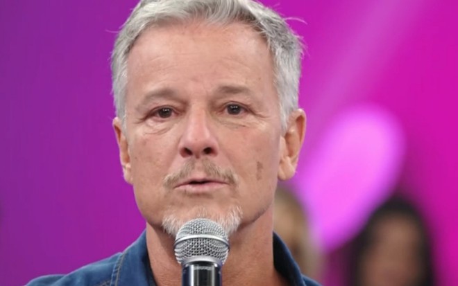 Intérprete de Sampaio em O Sétimo Guardião, Marcello Novaes foi um dos convidados do Domingão do Faustão - REPRODUÇÃO/TV GLOBO