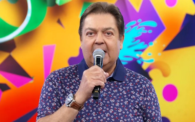 Faustão na abertura do quadro Ding Dong no Domingão do Faustão do último dia 24 - Reprodução/TV Globo