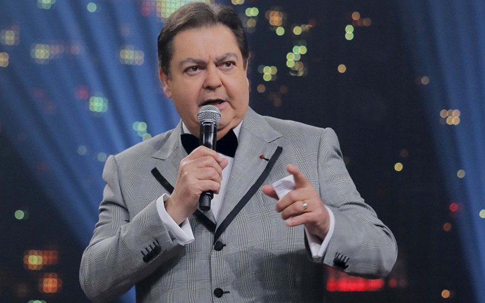 O apresentador Fausto Silva durante a edição de 2018 do Troféu Melhores do Ano na Globo - Vitor Pollack/TV Globo