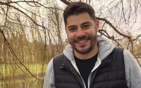 Evaristo Costa em Londres, onde mora desde 2017: todas as TVs querem o ex-apresentador da Globo - Reprodução/Instagram