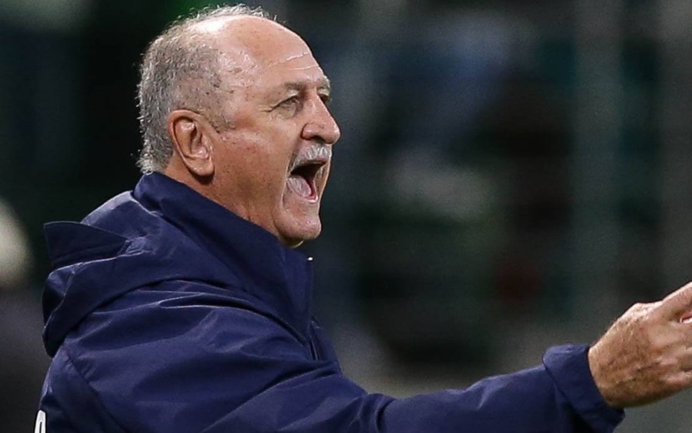 Luiz Felipe Scolari comanda o Palmeiras em jogo da Libertadores 2019; jogo desta quinta (24) só vai passar no Facebook - CESAR GRECO/AG. PALMEIRAS