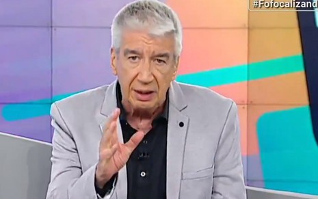 Décio Piccinini no Fofocalizando de ontem (7): programa levou a pior para quase toda a grade da Globo - Reprodução/SBT