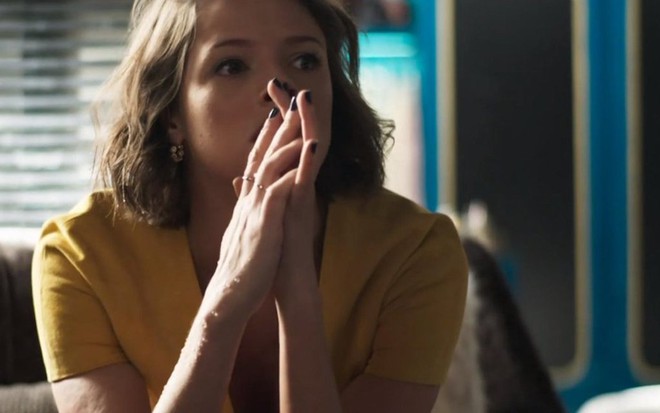 Josiane (Agatha Moreira) em cena da novela das nove da Globo; golpista vai virar assassina na quarta (7) - Fotos: Reprodução/TV Globo
