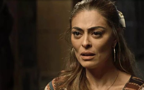 Maria da Paz (Juliana Paes) em cena de A Dona do Pedaço, novela das nove da Globo de Walcyr Carrasco