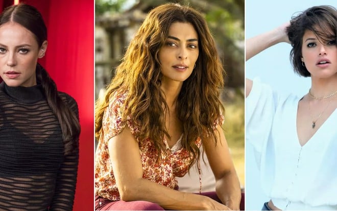 Paolla Oliveira (Vivi), Juliana Paes (Maria da Paz) e Agatha Moreira (Josiane) estrelarão A Dona do Pedaço, de Walcyr Carrasco - João Cotta e João Miguel Júnior/TV Globo