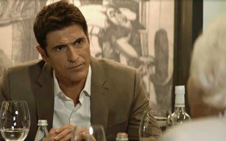 O ator Reynaldo Gianecchini em cena de A Dona do Pedaço, novela das nove da Globo
