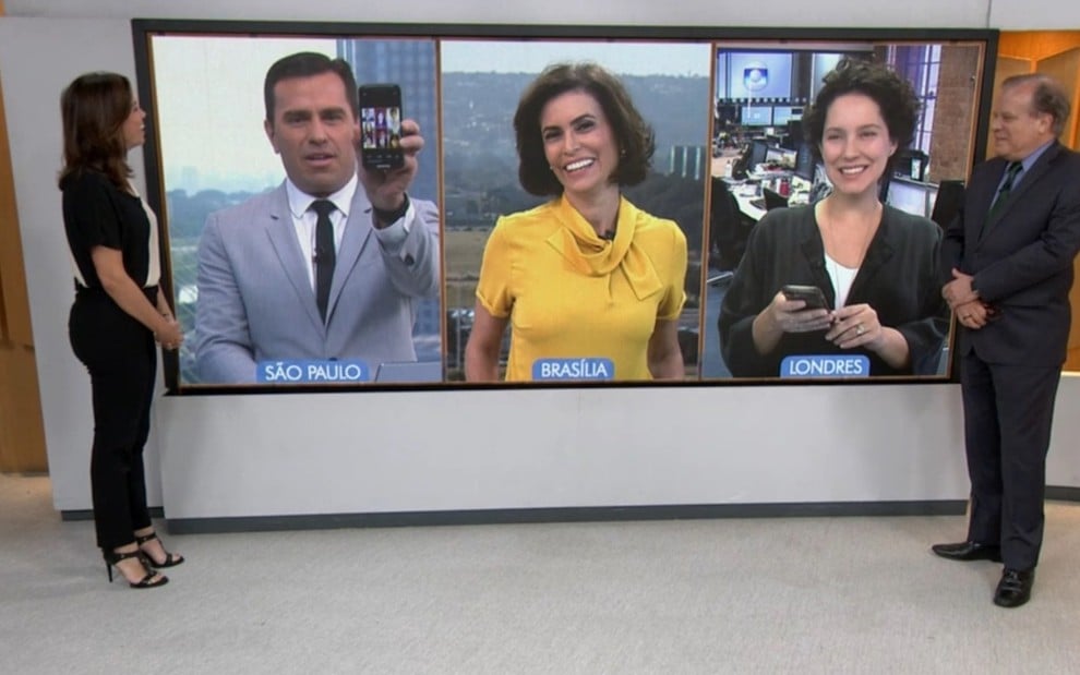 Jornalistas da Globo brincam com filtro de rede social: 'Bom Dia  Brasilzinho' · Notícias da TV