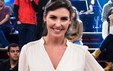 Glenda Koslowski durante participação no Altas horas em maio deste ano; apresentadora irá para Sportv - Ramón Vasconcellos/TV Globo