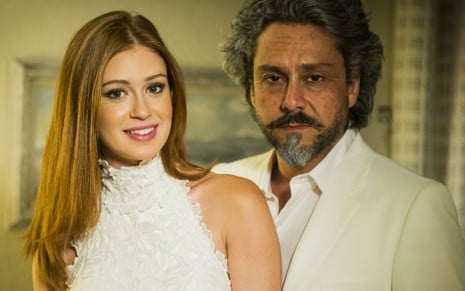 Marina Ruy Barbosa e Alexandre Nero em cena da novela Império, parte do acordo com a Atresmedia - João Miguel Júnior/TV Globo