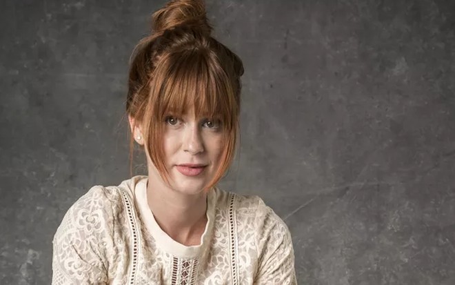 Marina Ruy Barbosa caracterizada como Luz, a protagonista de O Sétimo Guardião - João Cotta/TV Globo